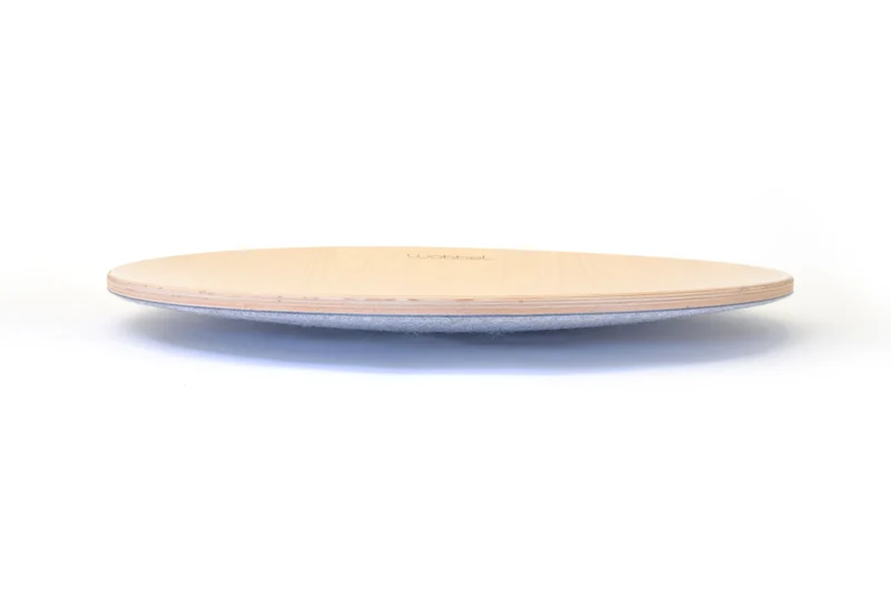 Wobbel 360 - rundes Balanceboard aus Buche oder Bambus