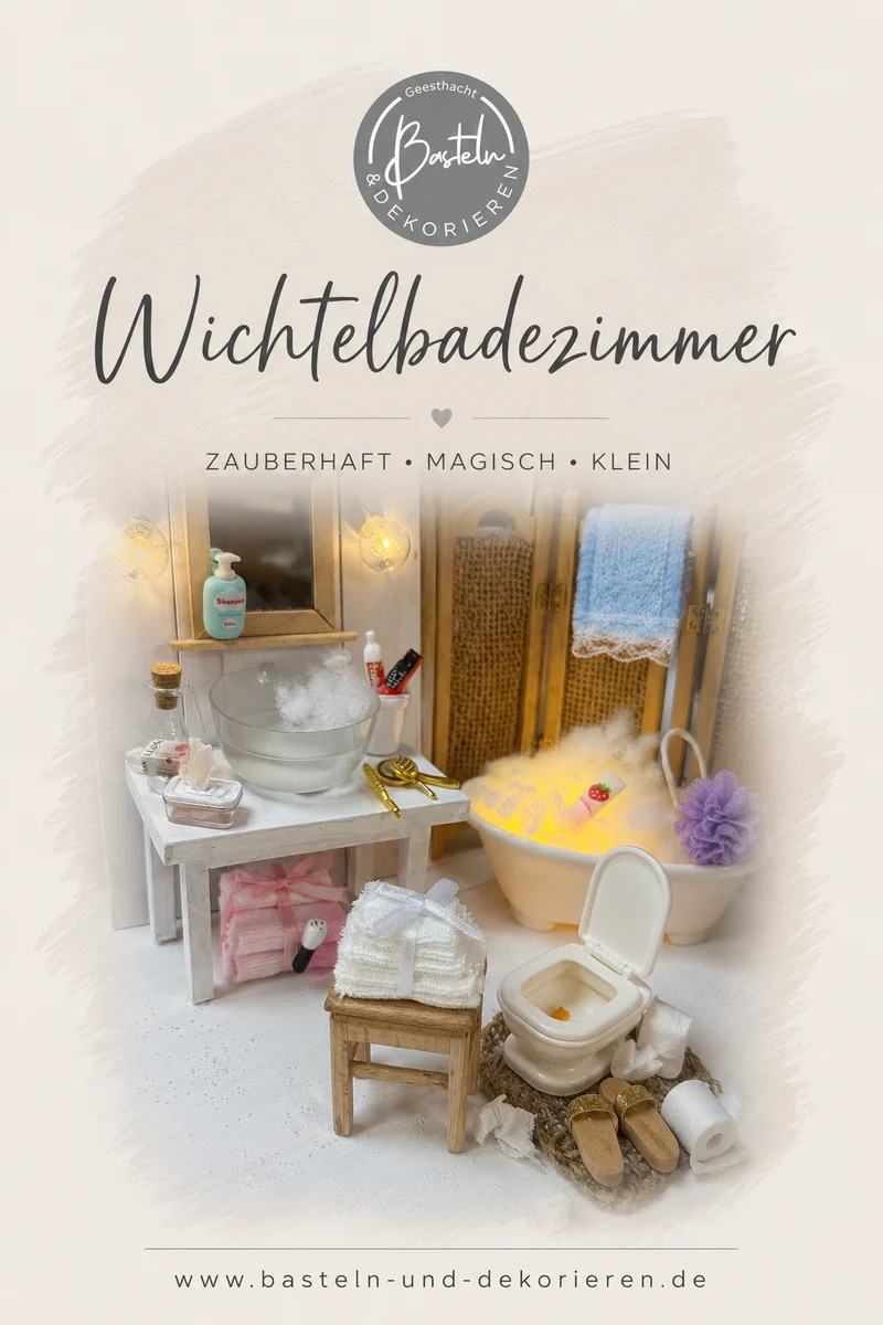 Miniatur Badewanne für Puppenhaus Badezimmer