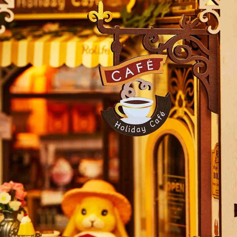 Robotime Book Nook Holiday Café TGB15