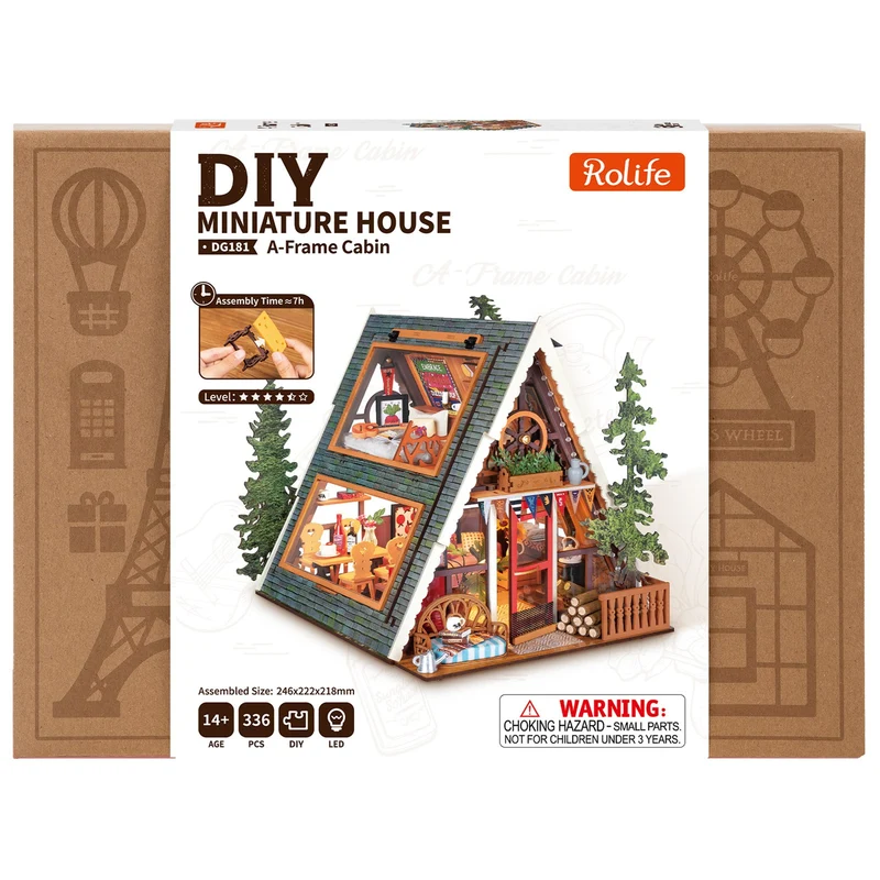 Robotime A-Frame Cabin DG181