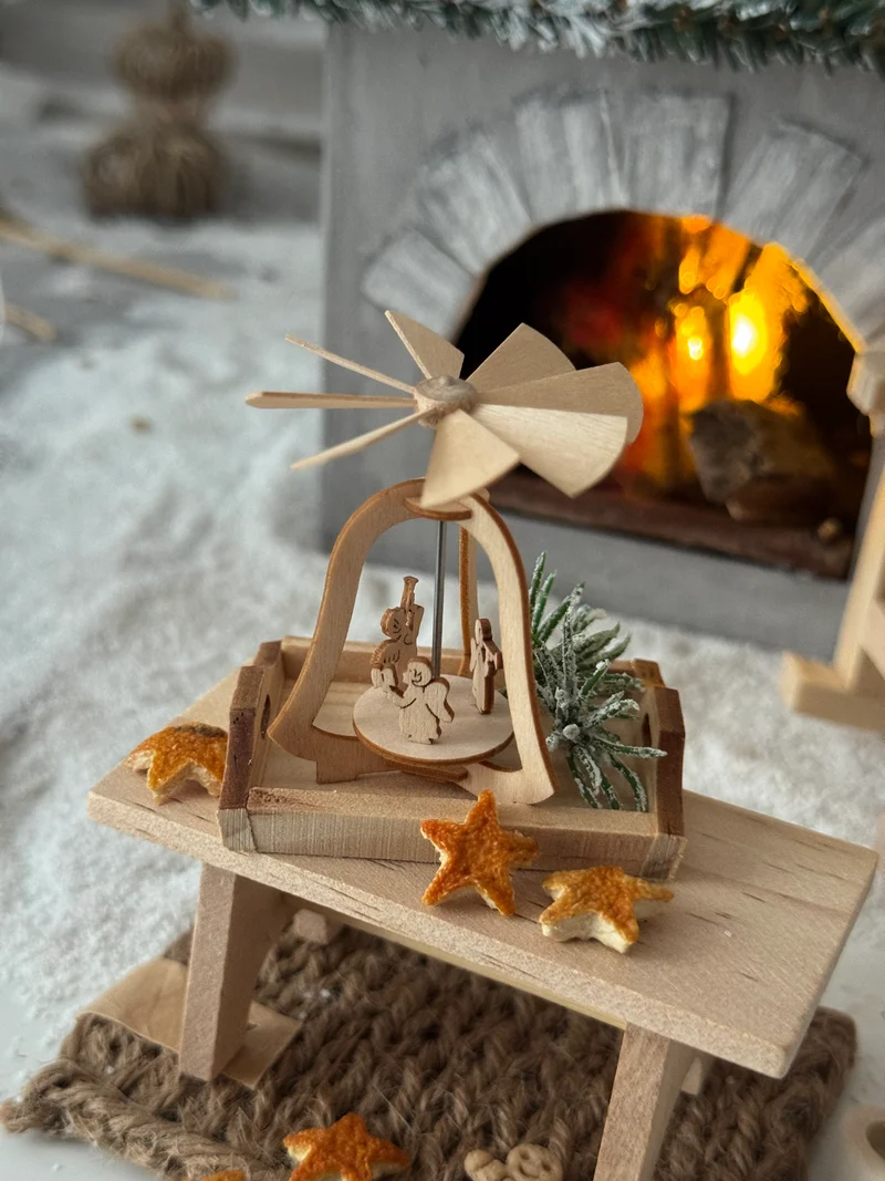 Weihnachtspyramide tanzende Engel