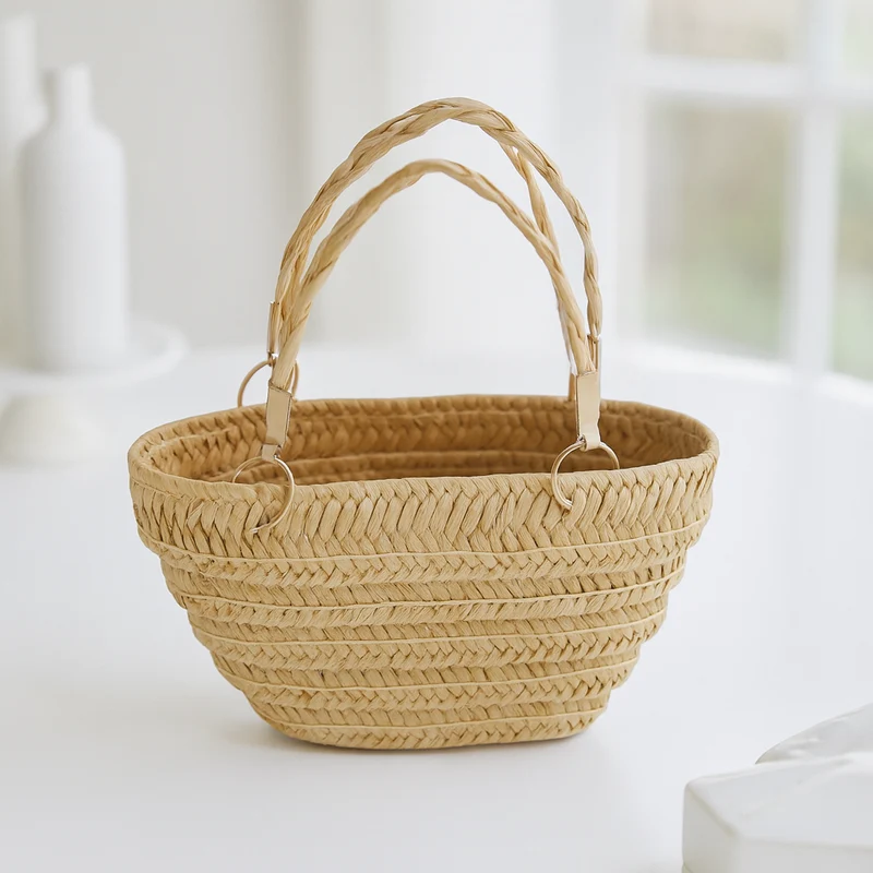 Miniatur Tasche aus Naturmaterial – Wichtel Zubehör 5,2x2x3cm