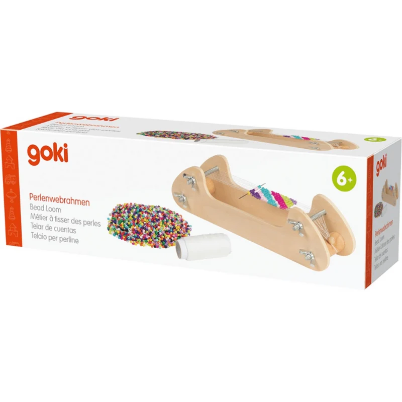 GoKi 58474 Perlenwebrahmen, inkl. Acrylperlen