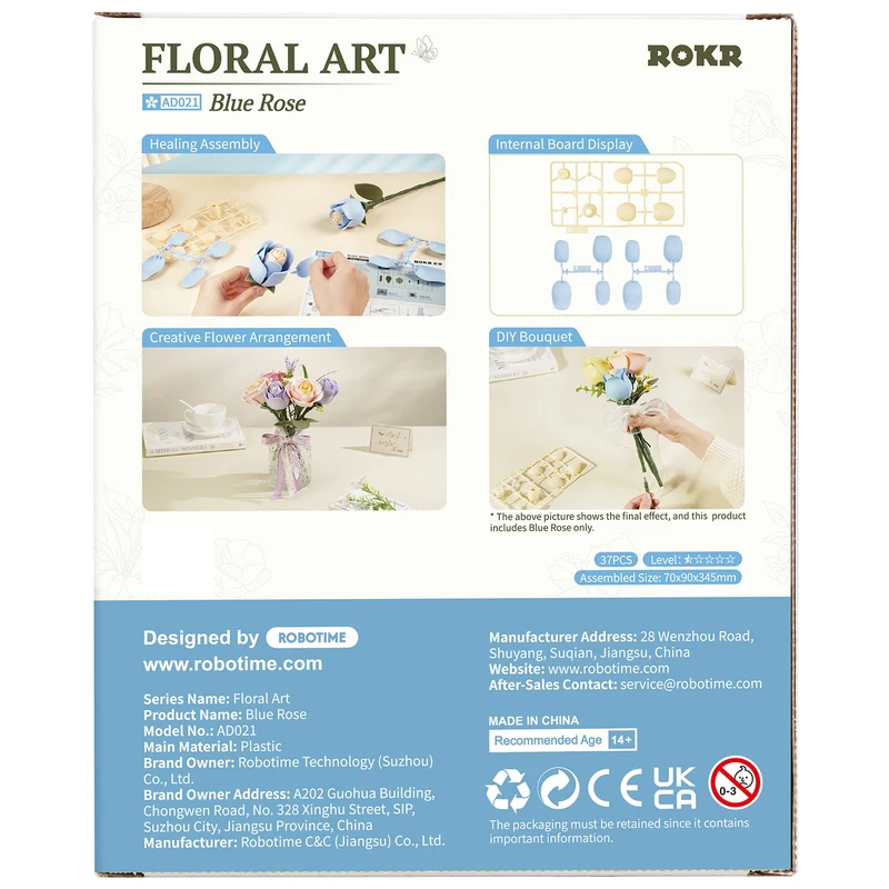 Robotime Blue Rose AD021