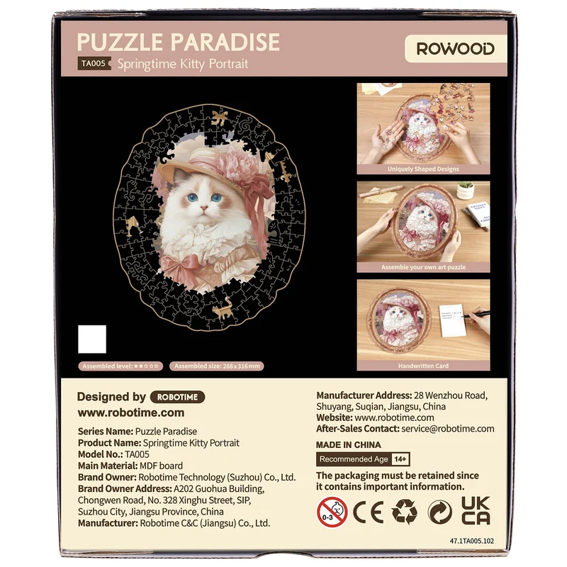 Robotime Springtime Kitty Portrait TA005