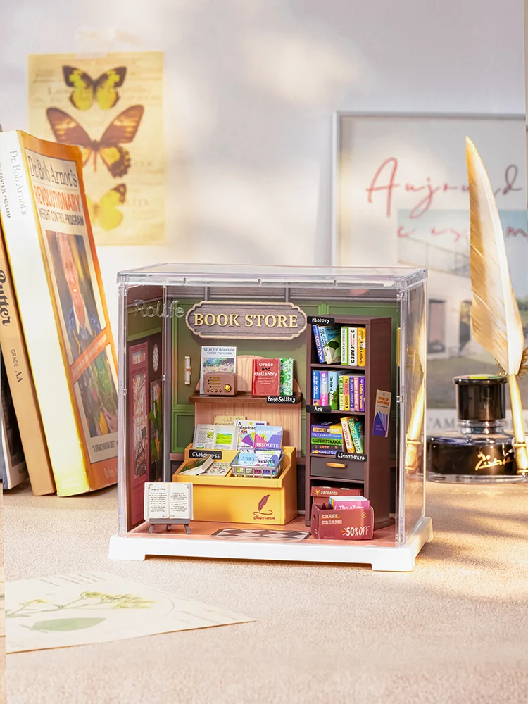 Robotime Memory Book Store DWS04B