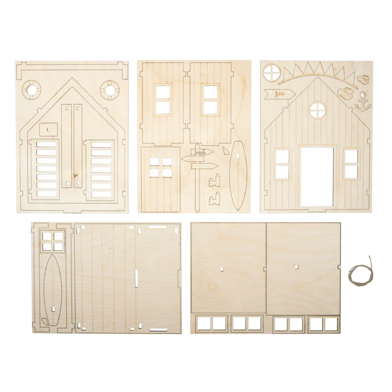 Holzbausatz Strandhaus