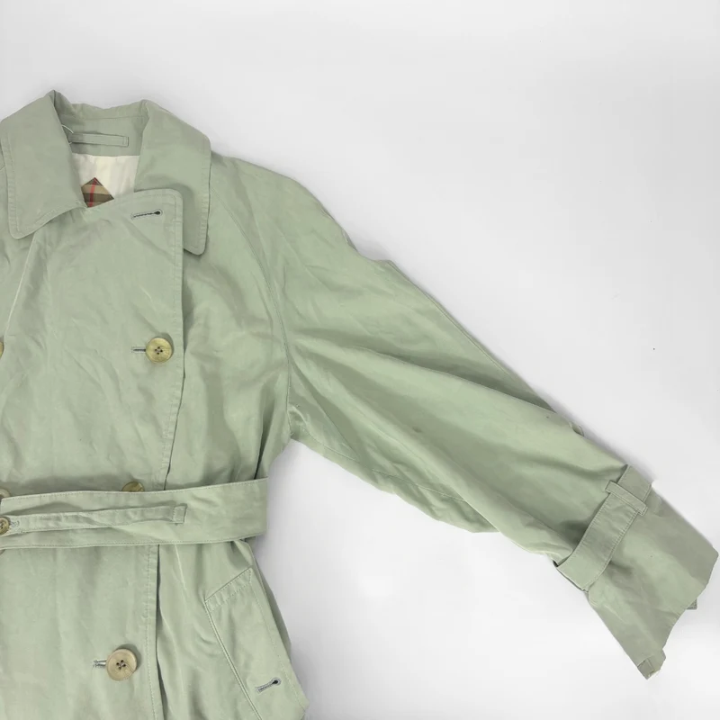 Burberry Trenchcoat Mintgrün