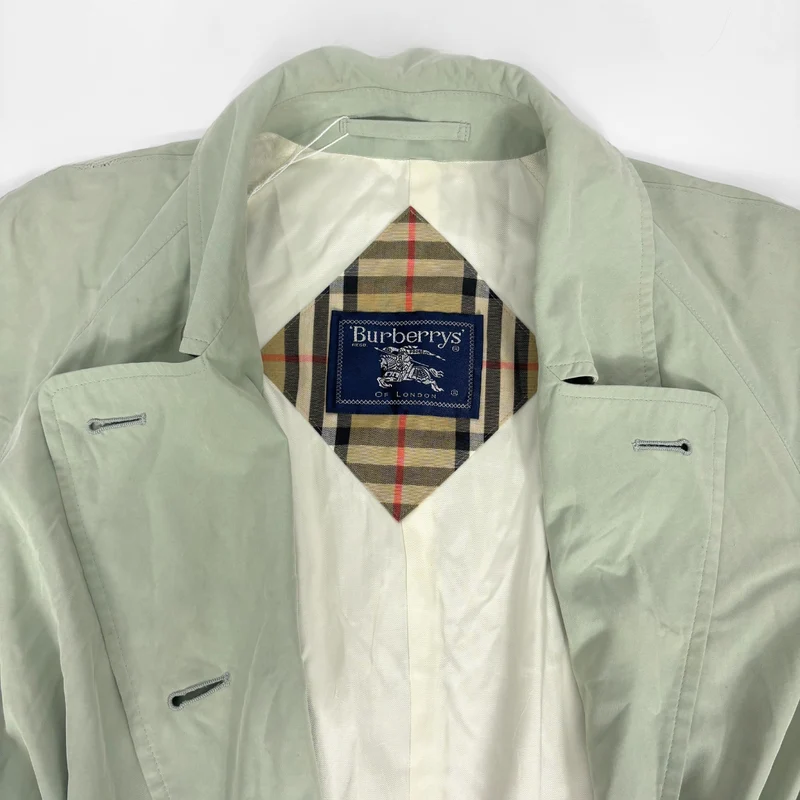 Burberry Trenchcoat Mintgrün