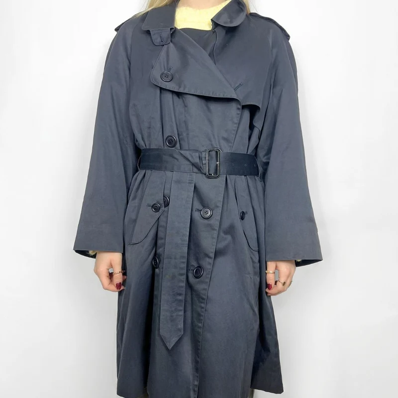 Burberry Schwarzer Trenchcoat