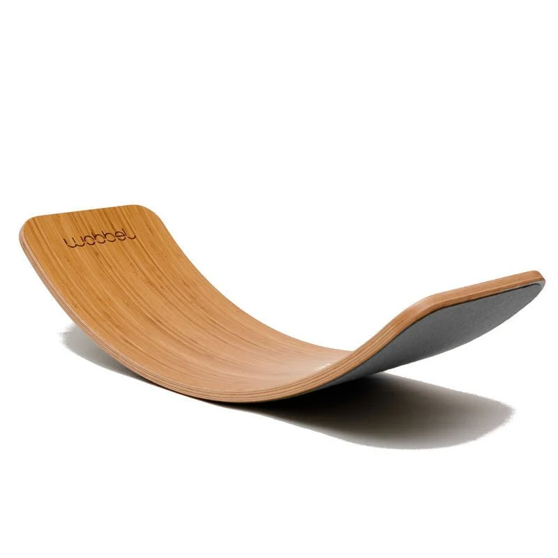 Wobbel Balanceboard Original - Bambus mit Filz in verschiedenen Farben