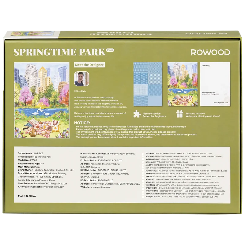 Robotime Springtime Park PT009