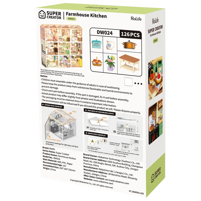 Robotime Farmhouse Kitchen DW024