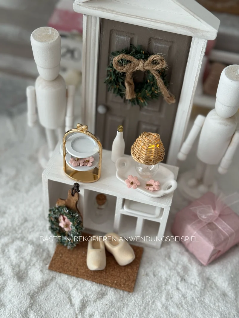 Etagere Miniatur für Wichteltür und Puppenhaus
