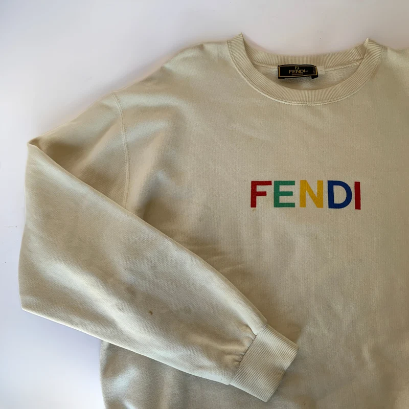 Fendi Pullover Mehrfarbig Baumwolle