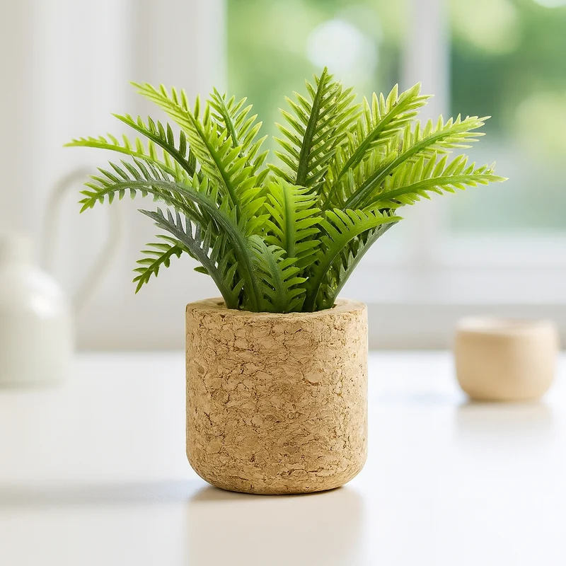 Miniatur Palm Pflanze im Topf – Wichtel Zubehör ca. 6,5cm