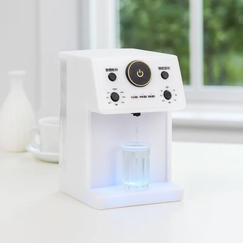 Miniatur Kaffeeautomat mit Licht – Wichtel Zubehör ca. 3,5x4,2x5,5cm