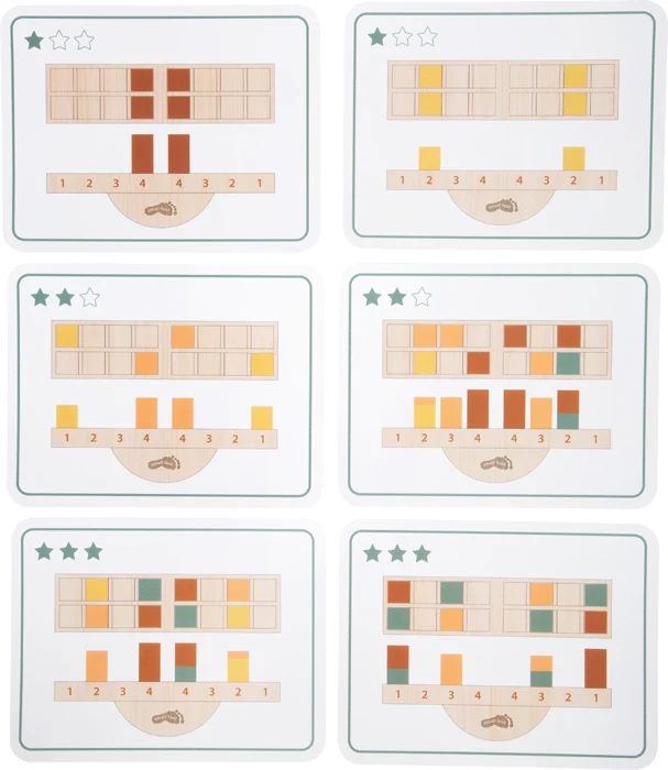 Montessori Balancierspiel aus Holz – Gleichgewicht spielerisch entdecken