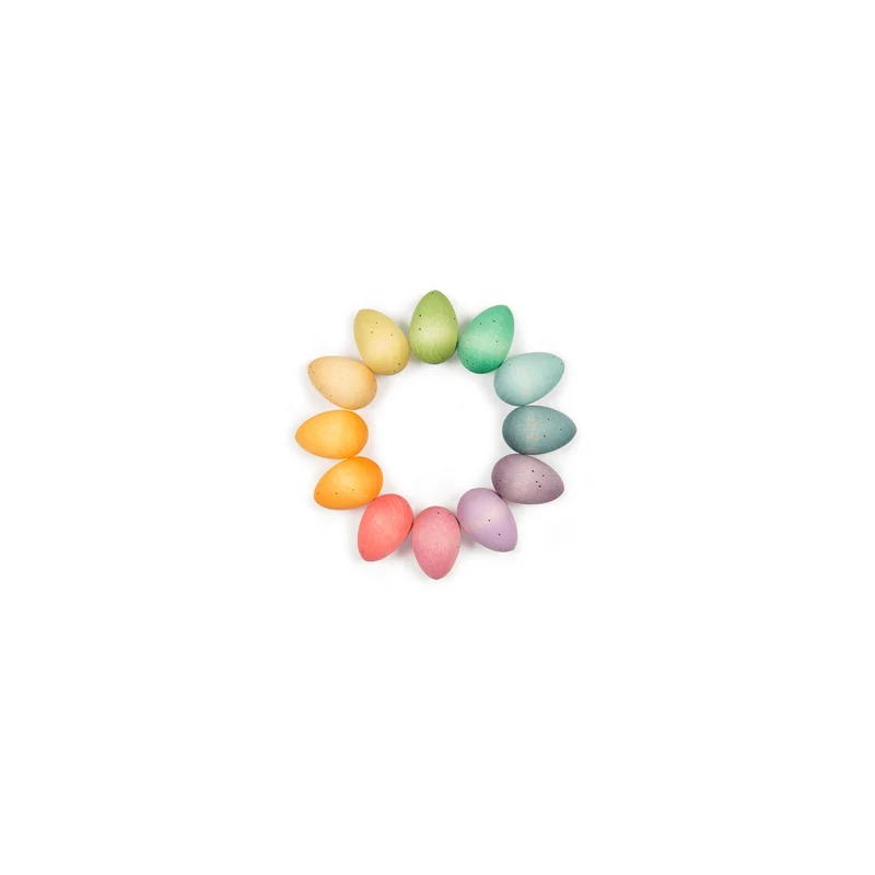 Grapat 23-253 Bunte Holzeier "Happy Eggs"