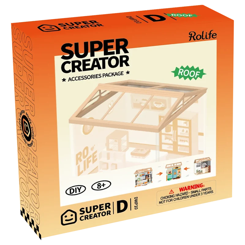 Robotime Super Creator Roof (D) (geeignet für Dachterrassen) DWP10