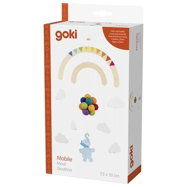 GoKi 52867 Mobile Elefant auf der Reise