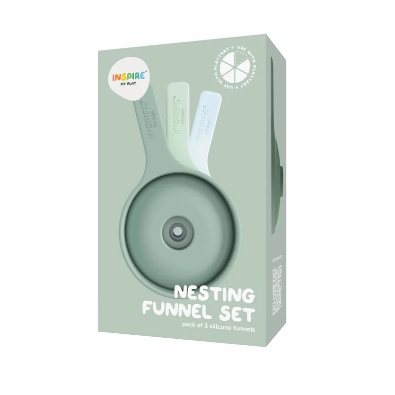 Inspire my Play - Sensorik Spiel Trichter Set, 3-teilig