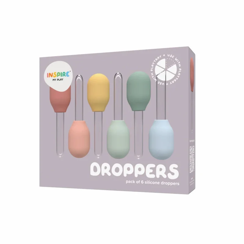 Inspire my Play - Sensorik Spiel Pipetten 6er Set