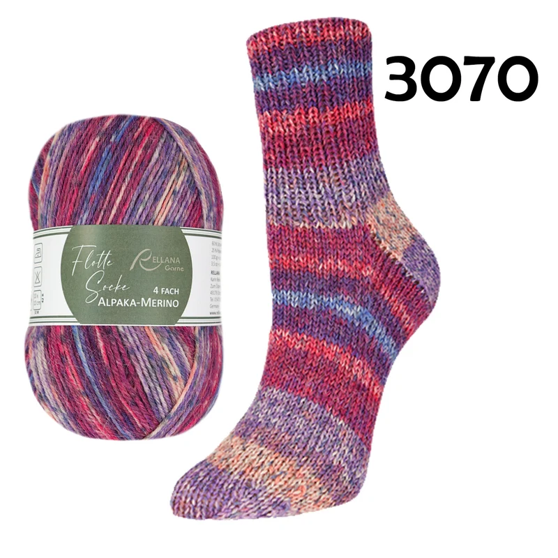 BALD WIEDER DA Flotte Socke Alpaka-Merino 4f von Rellana