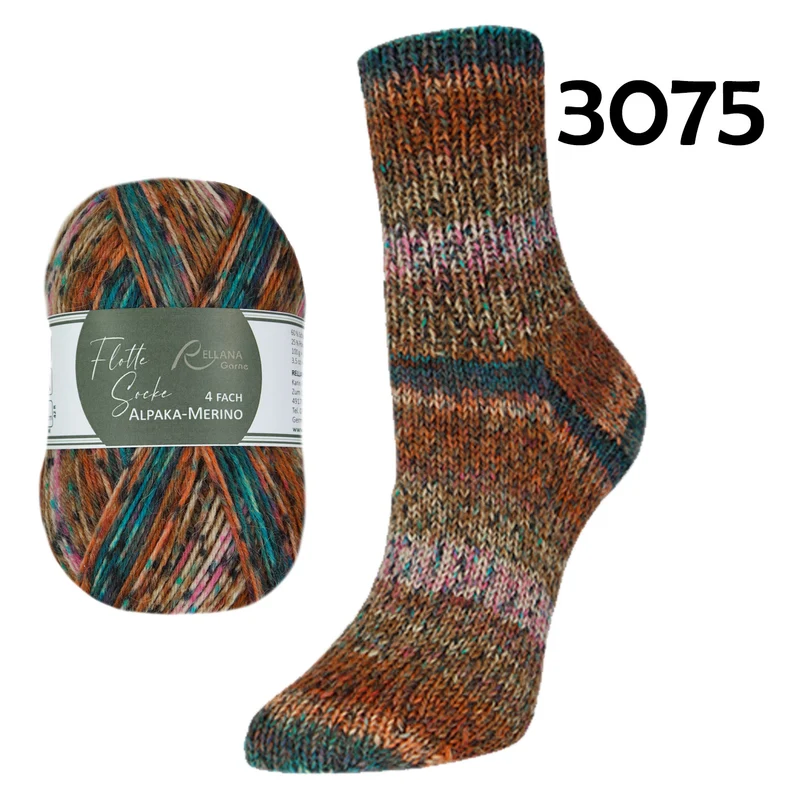 BALD WIEDER DA Flotte Socke Alpaka-Merino 4f von Rellana