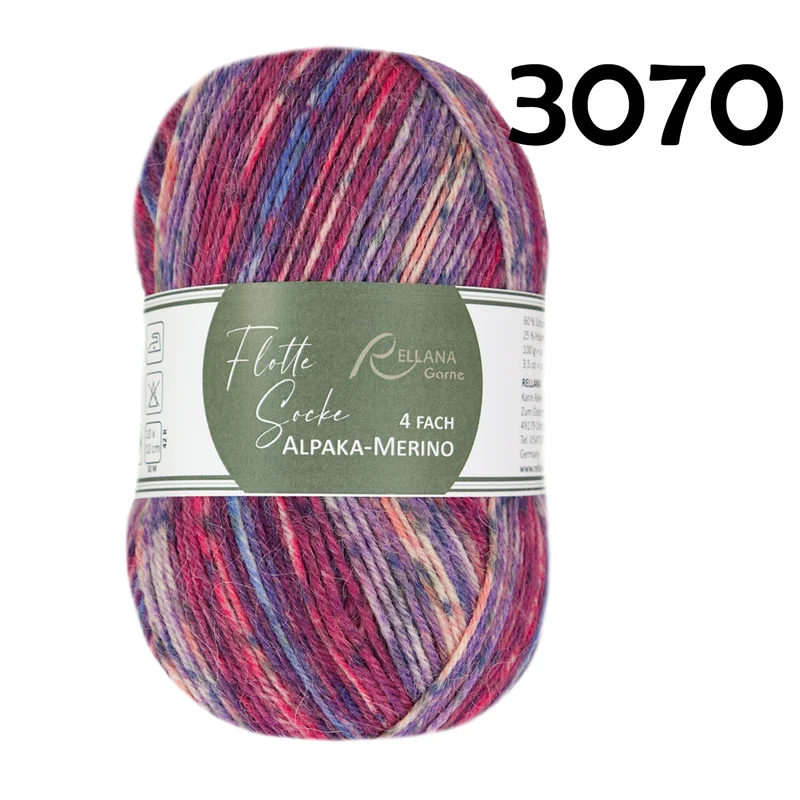 BALD WIEDER DA Flotte Socke Alpaka-Merino 4f von Rellana