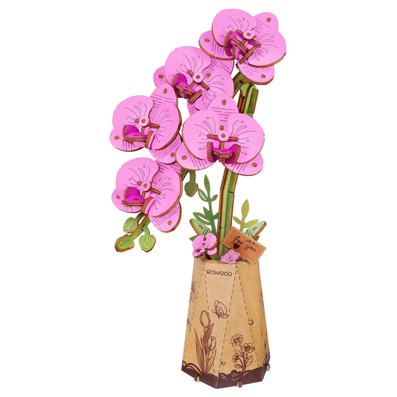 Robotime Purple Moth Orchid / Lila Orchidee TW091