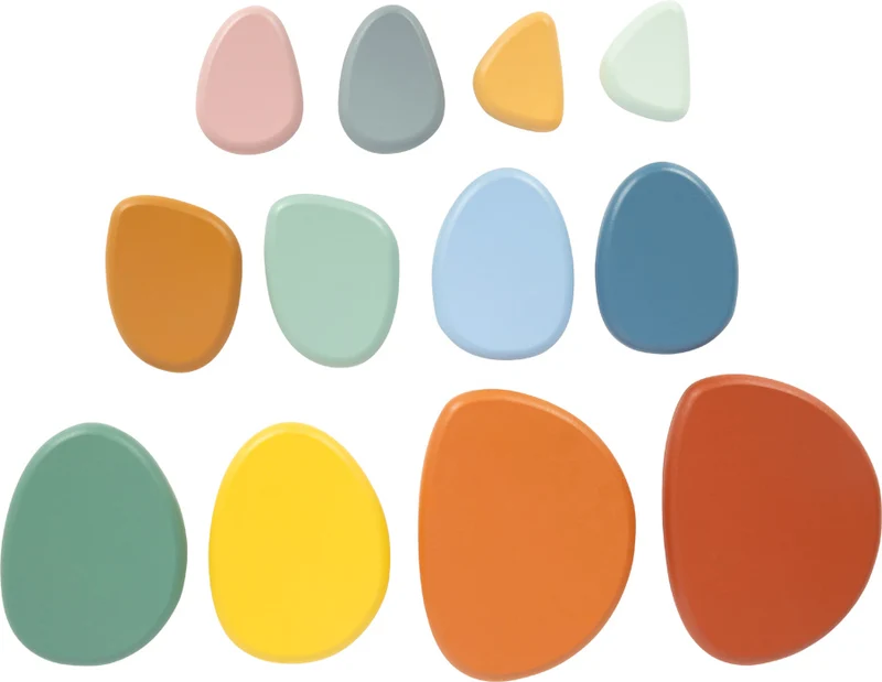 Montessori Balancierspiel „Flusssteine“ – stapeln, balancieren & entdecken