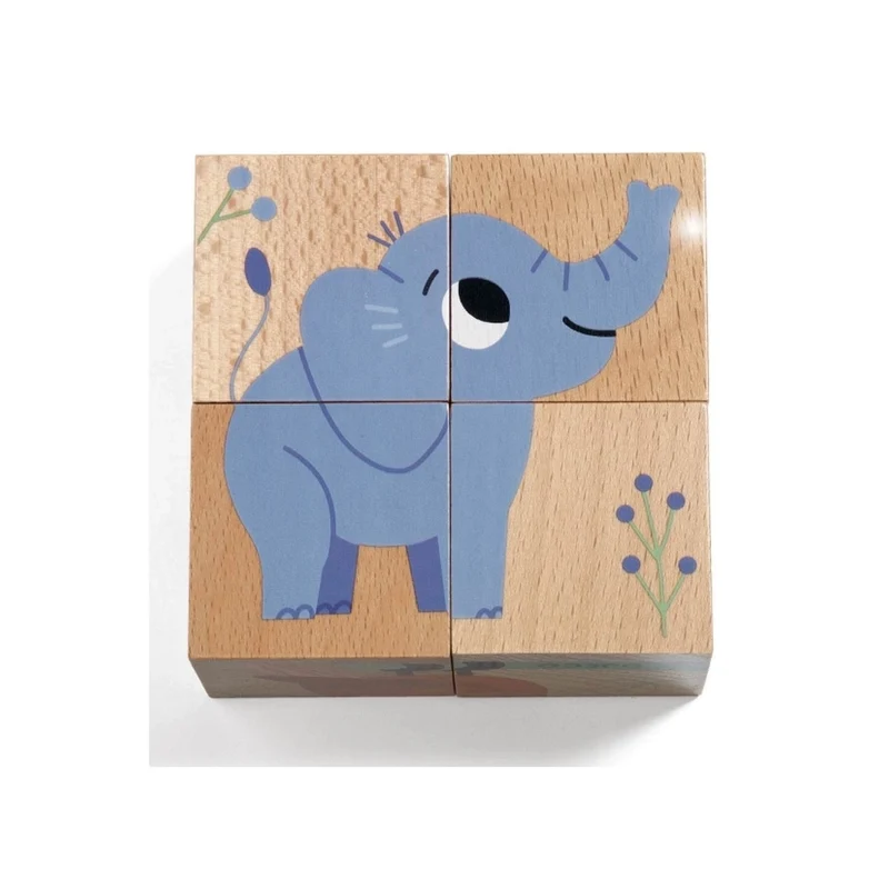 Holzpuzzle „Wild & Co" - Djeco