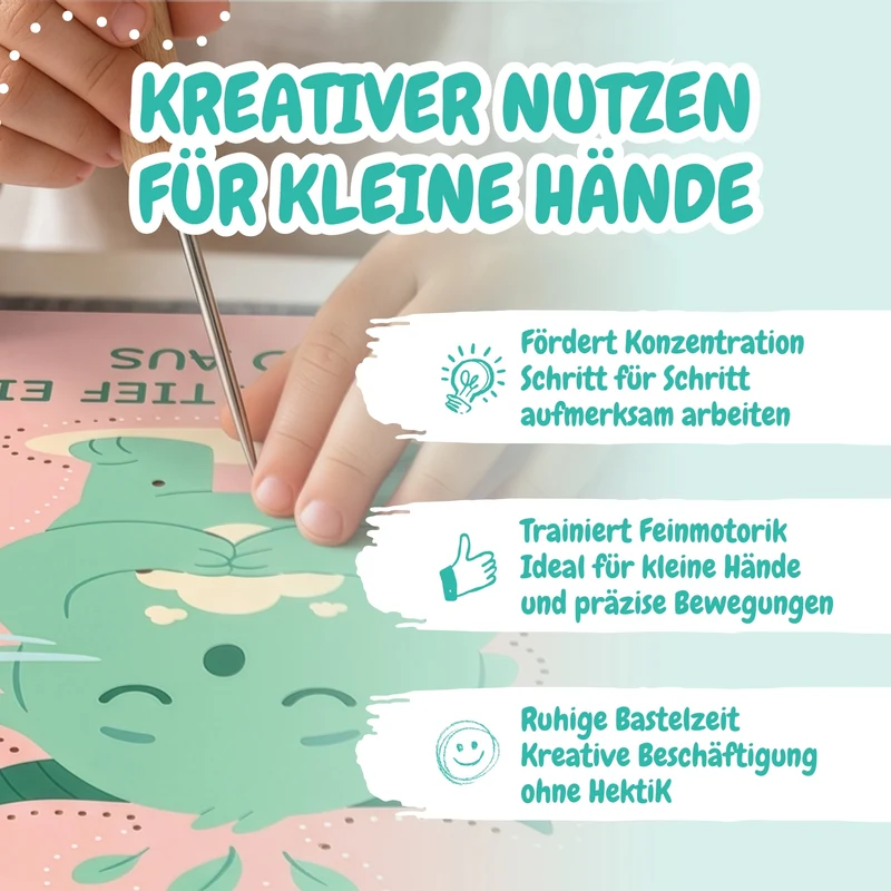 Prickelset Mutmachbande mit 10 Vorlagen