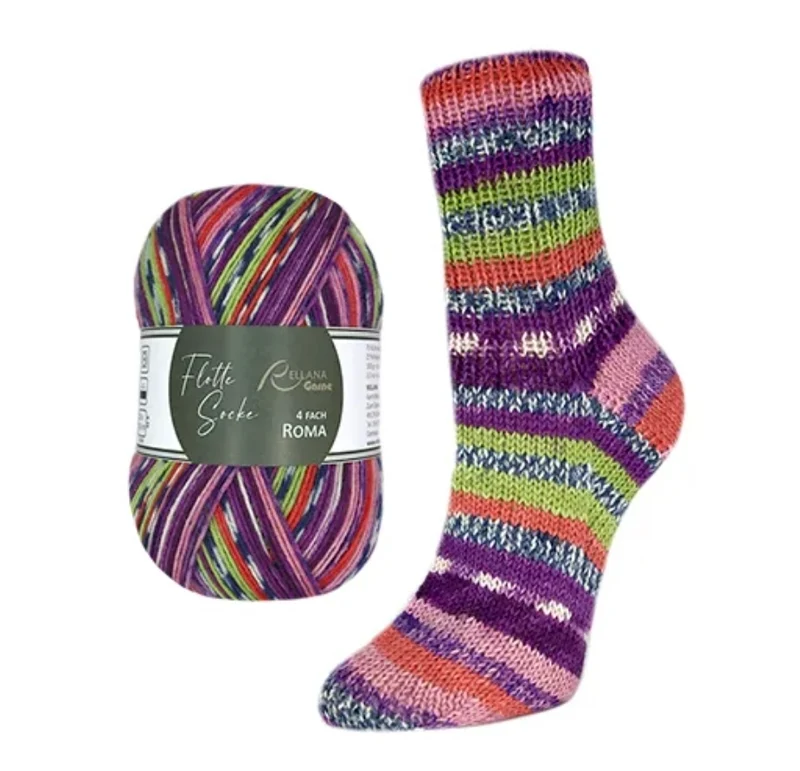 Flotte Socke Roma 4f von Rellana
