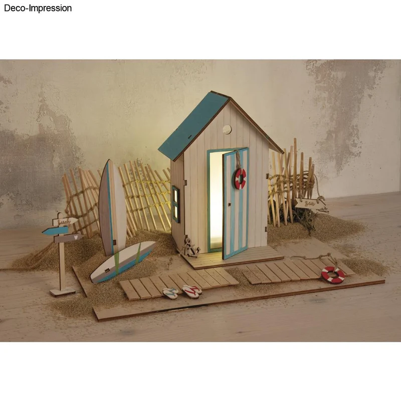 Holzbausatz Strandkabine