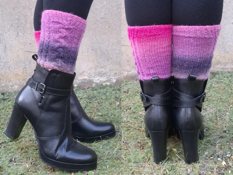 Leg warmers AMORE Knitting Pattern