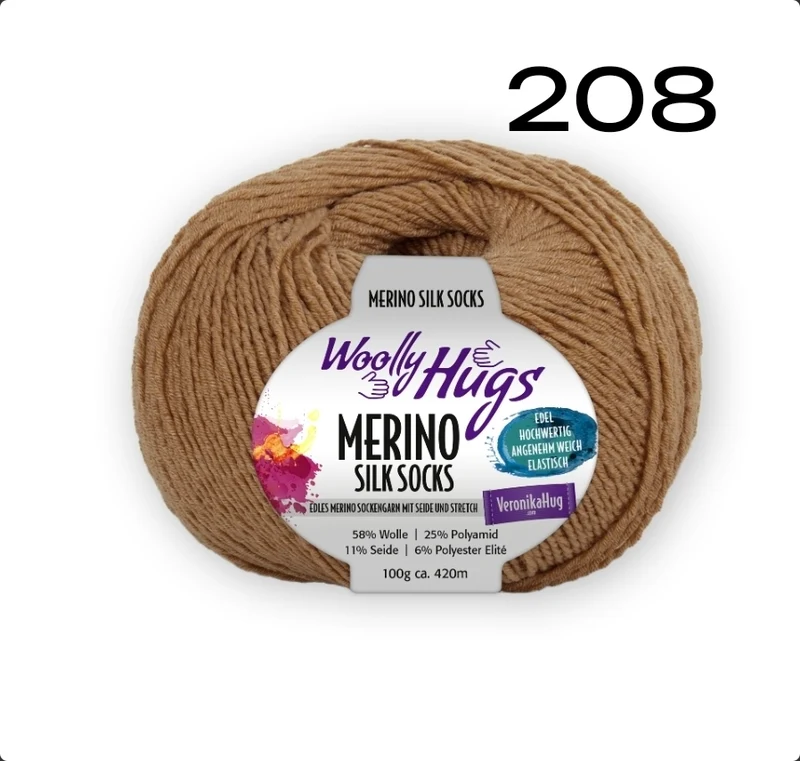 Merino Silk Socks von Woolly Hugs