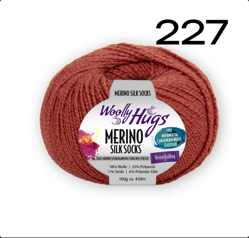 Merino Silk Socks von Woolly Hugs