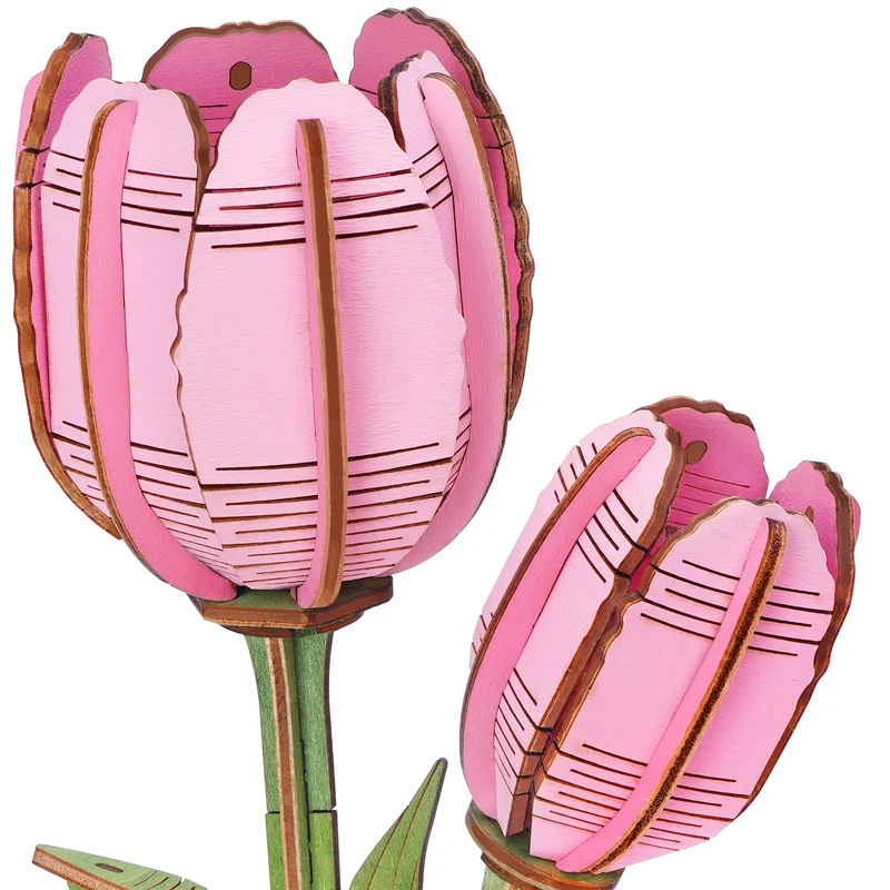 Robotime Pink Tulip / Rosa Tulpe TW082