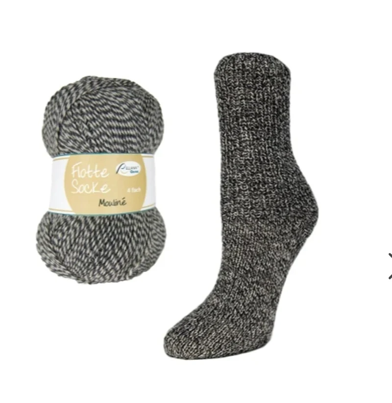 Flotte Socke Mouliné 4f von Rellana