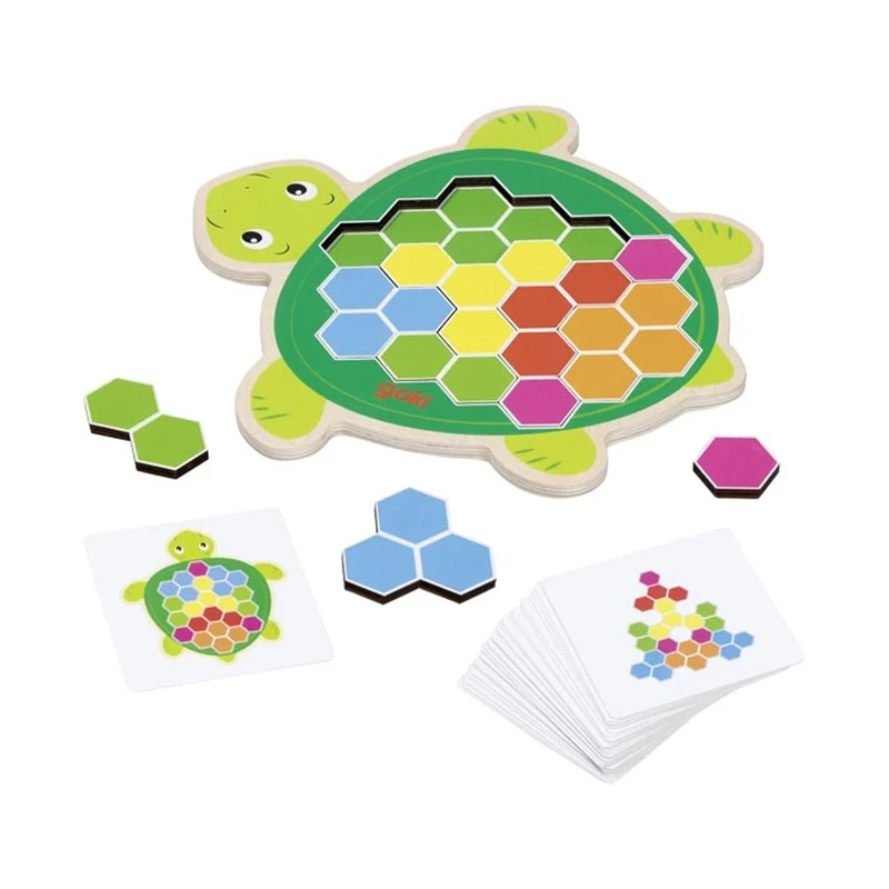 Schildkröte Rosy Legespiel aus Holz – goki