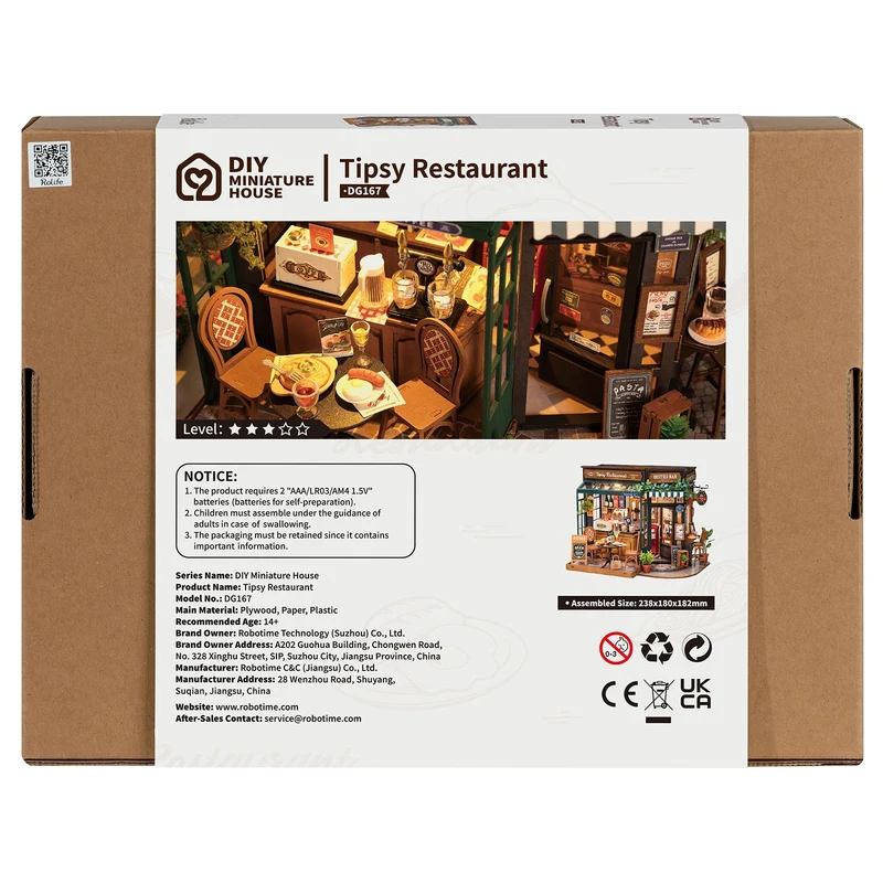 Robotime Tipsy Restaurant DG167