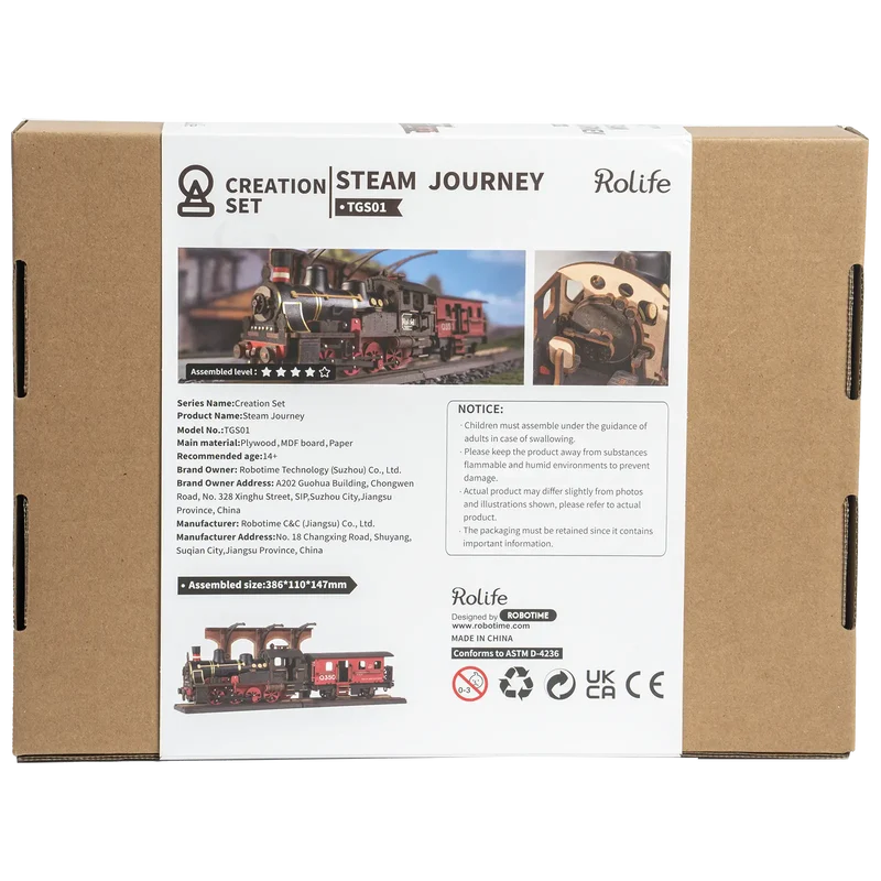 Robotime Steam Journey TGS01