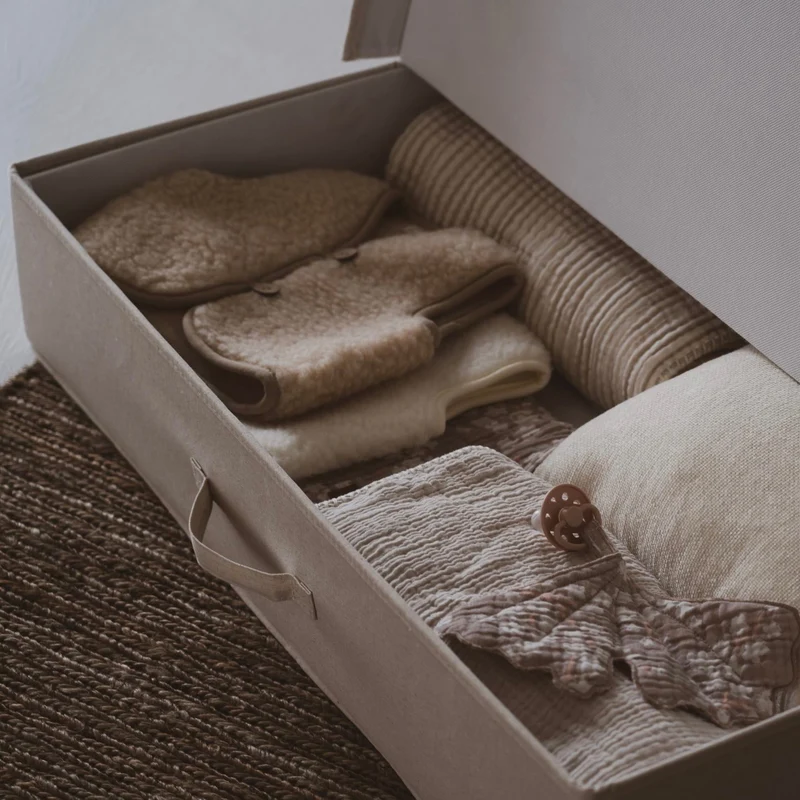Bettschublade / Aufbewahrungsbox 85x70 cm für Quax Babybetten 120x60 cm / 110 x 70 cm