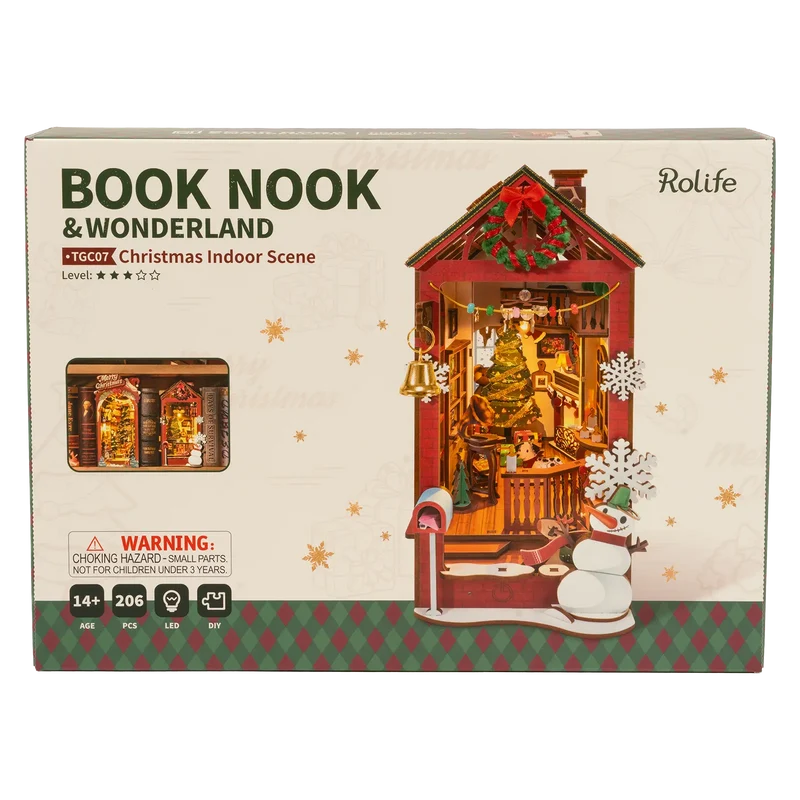 Robotime Book Nook Christmas Indoor Scene TGC07