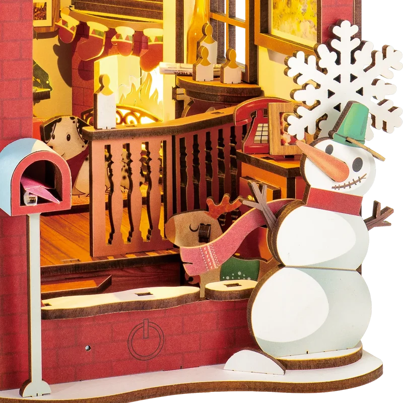 Robotime Book Nook Christmas Indoor Scene TGC07