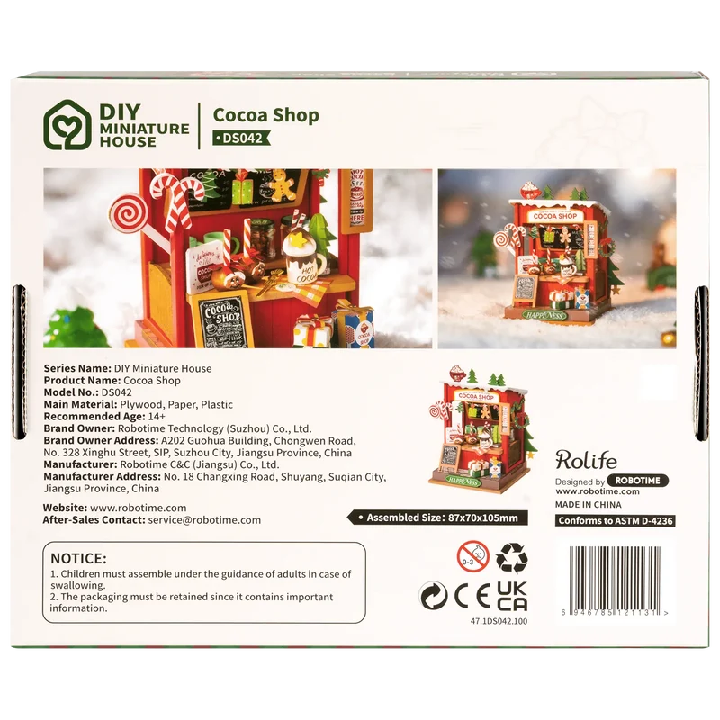 Robotime Cocoa Shop DS042