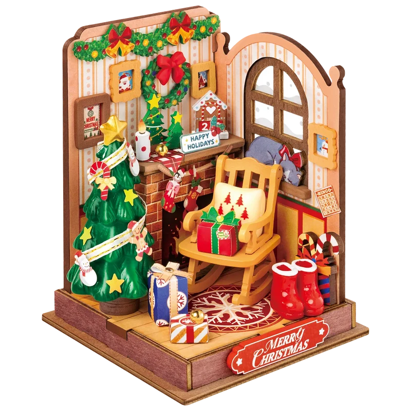 Robotime Christmas Fireplace DS041