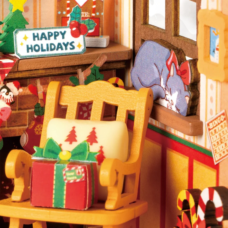 Robotime Christmas Fireplace DS041